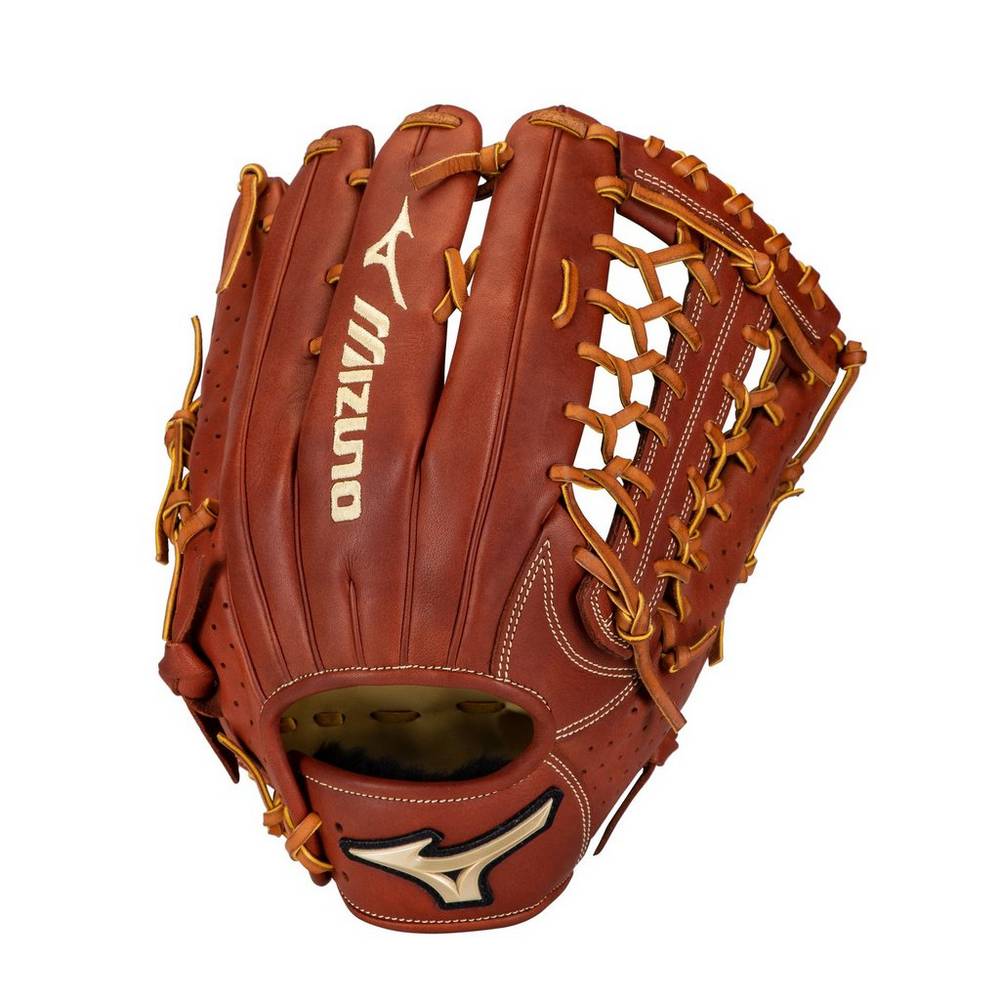 Panske Rukavice Mizuno Prime Elite Outfield 12.75" Baseball Hnede Vypredaj UYZI32861